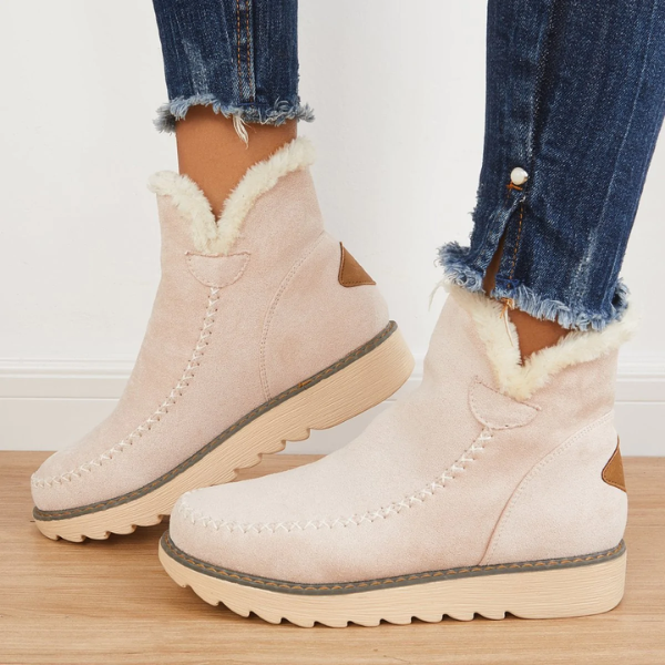 Blair Dames Enkellaarzen met Bont – Warm, Comfortabel & Veelzijdige Stijl voor de Winter