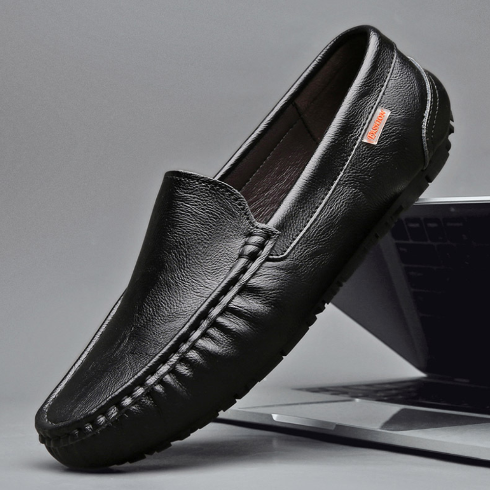 Emerson Mocassins Herre i Læder – Elegante Slip-On Sko & Holdbar Komfort