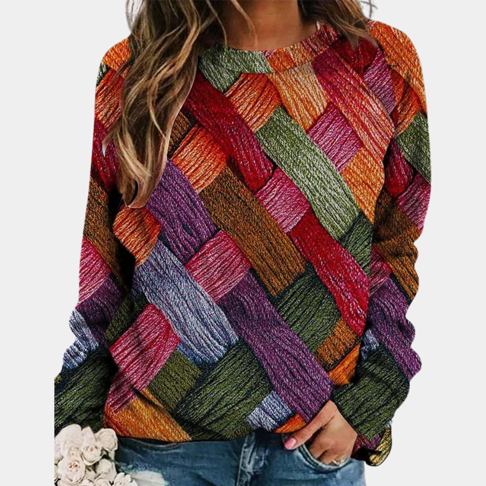 Karina Pull Femme – Suéter de punto colorido, estilo casual y comodidad de moda