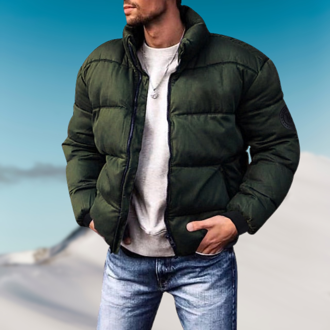Timo Doudoune d’Hiver Homme – Manteau Matelassé Chaud avec Coupe Moderne pour Temps Froid
