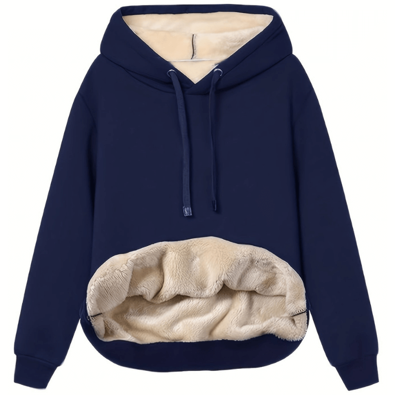 Kaylani Hoodie Femme – Sweat à Capuche d’Hiver Chaud en Polaire Douce et Confortable
