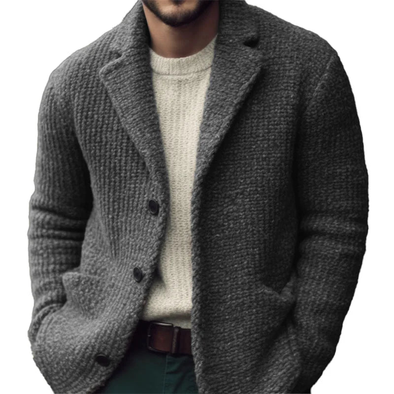 Derek Cardigan Homme – Tricot Doux, Coupe Régulière & Fermeture à Boutons Élégante
