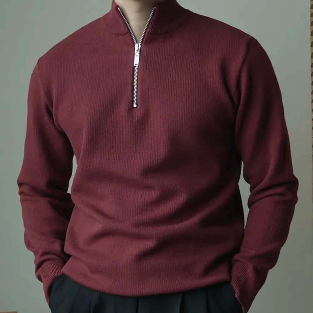Dexter Pull Férfi Félcipzáros Magas Nyakú – Laza és Kényelmes Téli Vágás