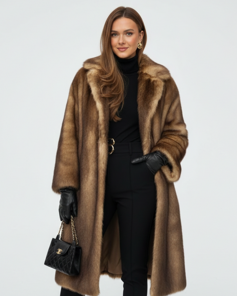 Helene Manteau Μακρύ Χειμερινό Γυναικείο – Ζεστό Κομψό Μπουφάν από Ανθεκτικές Ίνες & Άνετη Γραμμή