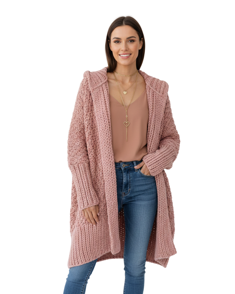 Nora Cardigan til Kvinder – Elegant og Varm Vest med Moderne og Alsidigt Design