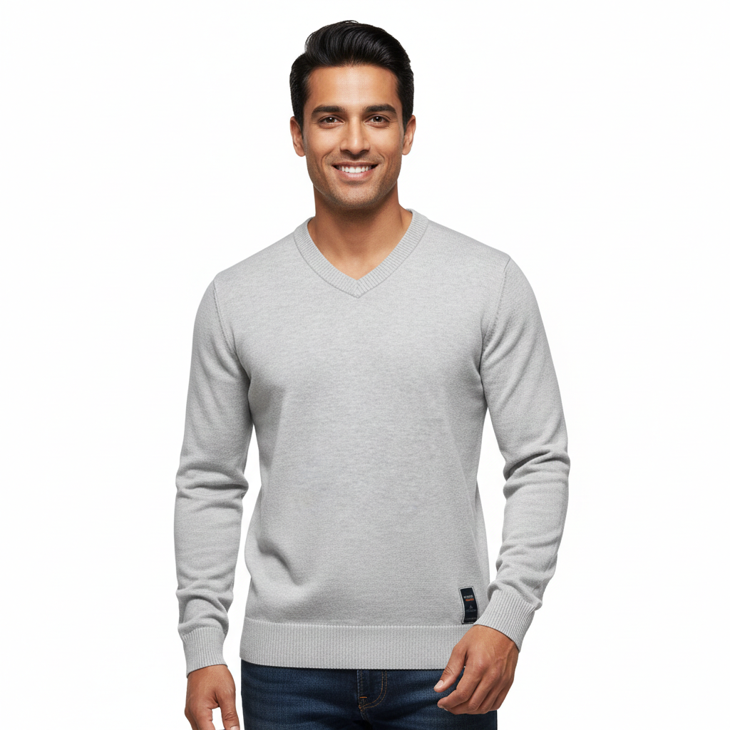 Koen Maglione Uomo Casual Elegante – Tessuto Morbido Traspirante & Stile Versatile