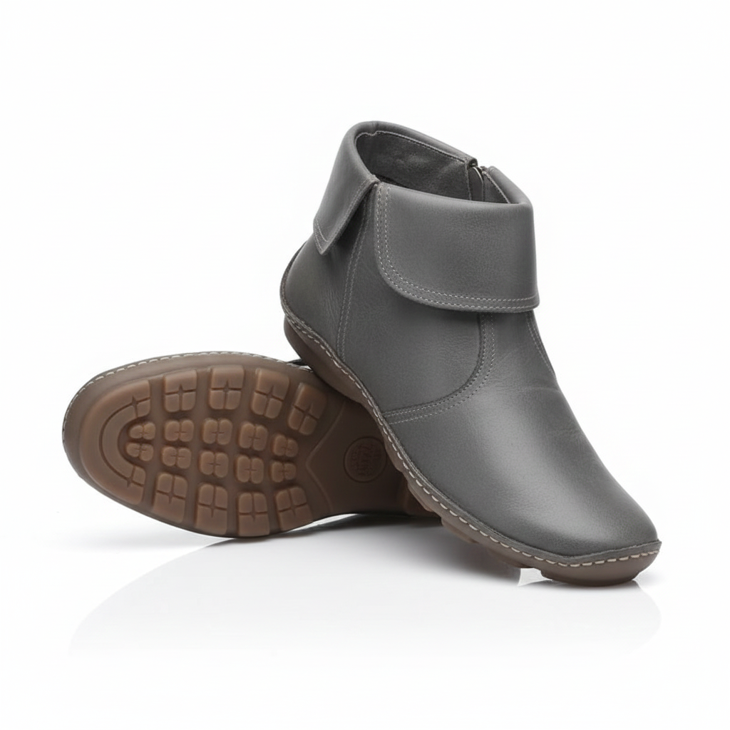 Leila Čizme za Žene – Vodootporne Čizme od Mekane Kože s Protukliznim Potplatom