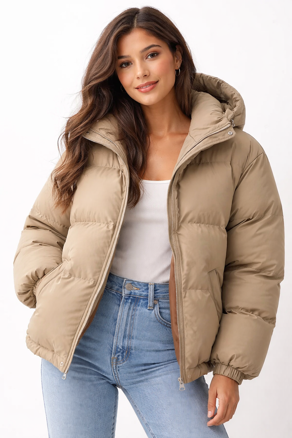 Lilah Piumino Donna Leggero con Cappuccio – Taglio Elegante & Calore Moderno