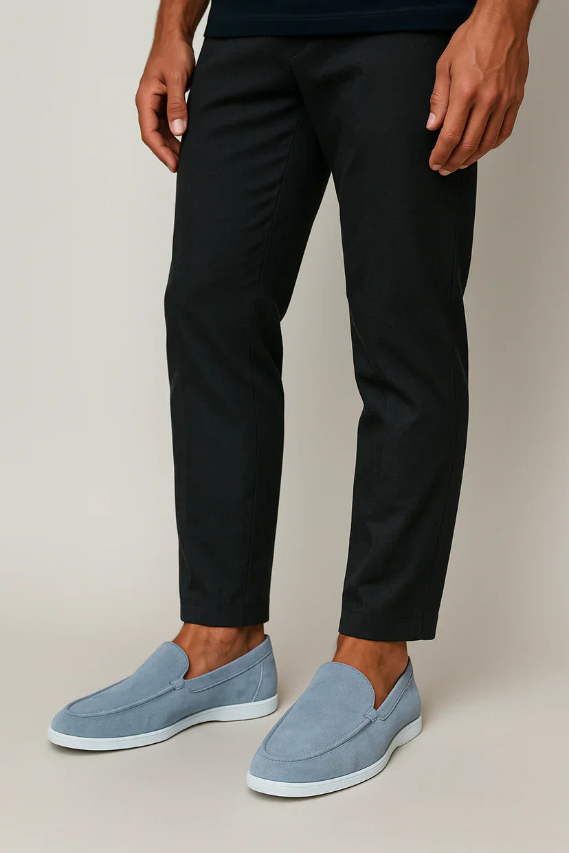 Liam Mocassins Herre – Elegante loafers i ruskind med holdbar komfort og alsidig stil