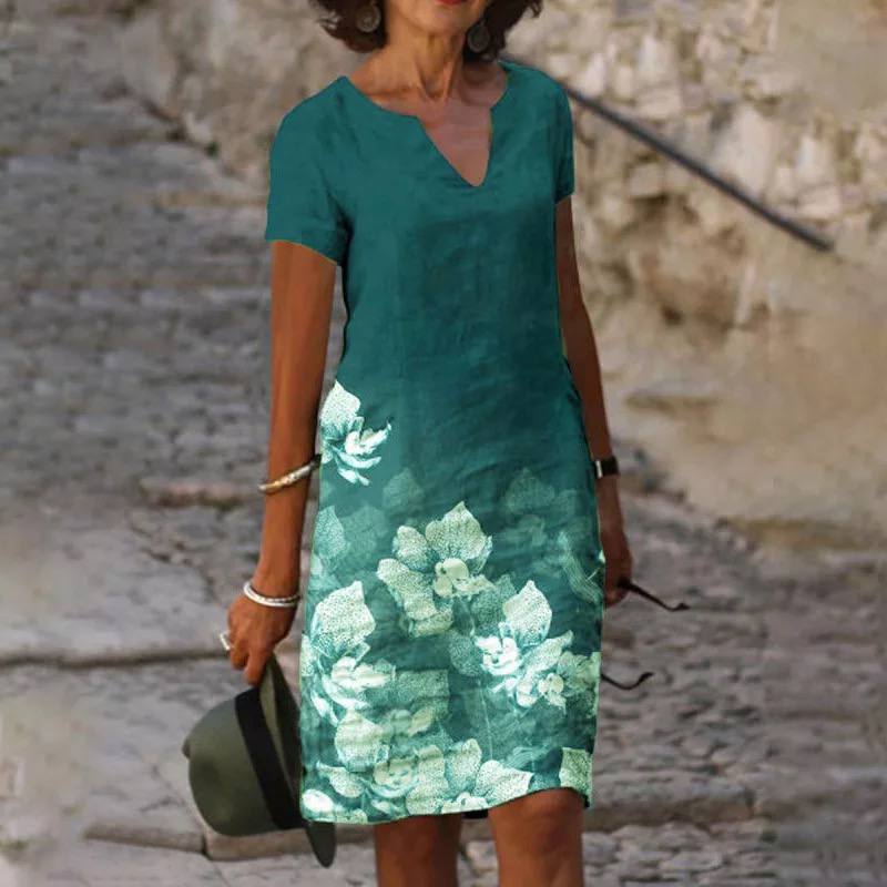 Letnia sukienka damska Isabelle – lekka, kwiatowa sukienka o eleganckim kroju i przewiewnej wygodzie