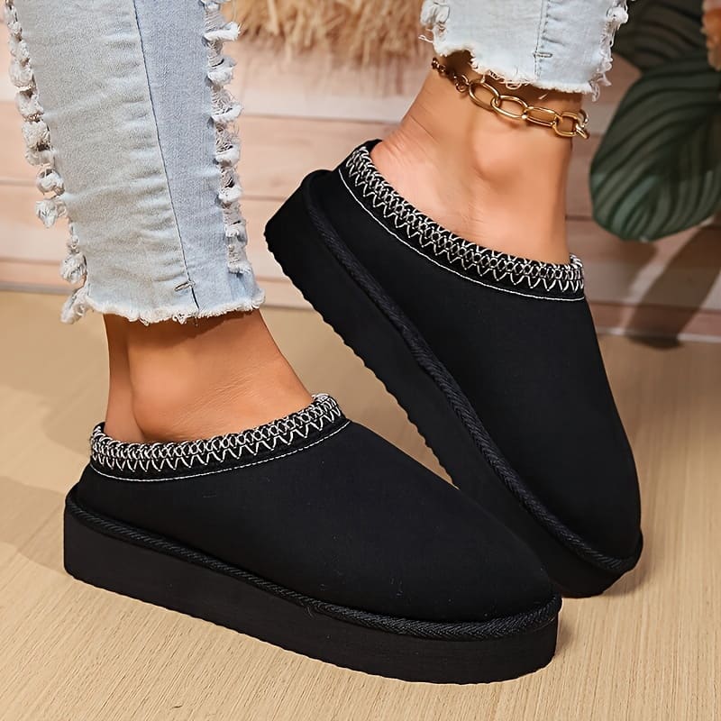 August Chaussures d’Intérieur Femme – Confort Confortabil, Design Respirant & Talpă Antiderapantă