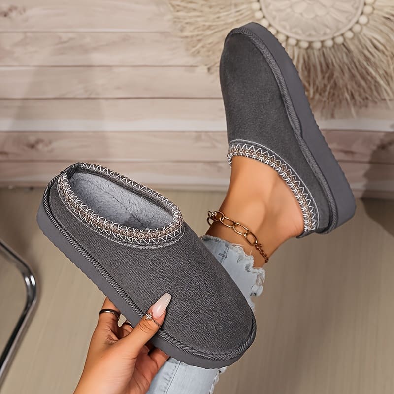 August Dámské domácí boty – Pohodlné, Prodyšný design & Protiskluzová podrážka