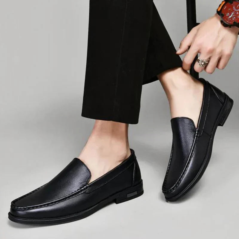 Mocassini in pelle da uomo Marcelo: eleganti e comodi per l'ufficio e lo stile casual chic