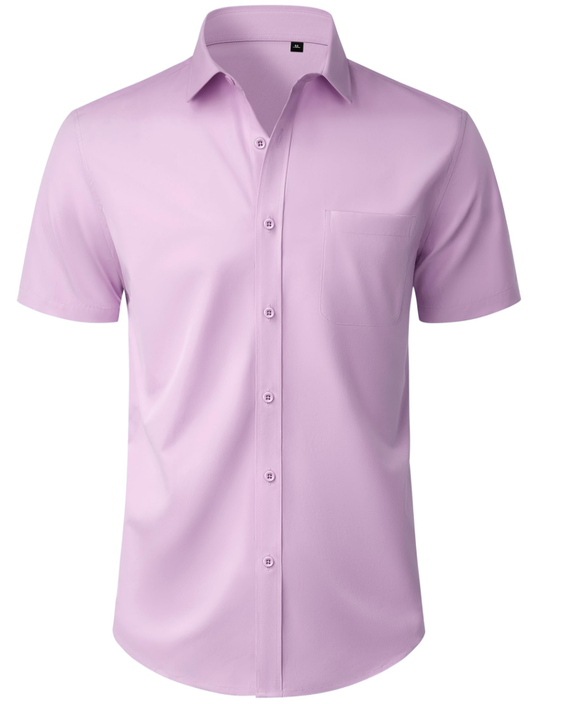 Thomas Chemise Homme – Chemise Manches Courtes Sans Plis, Regular Fit & Poche