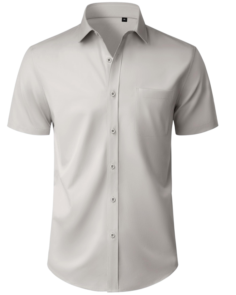 Thomas Chemise Homme – Chemise Manches Courtes Sans Plis, Regular Fit & Poche