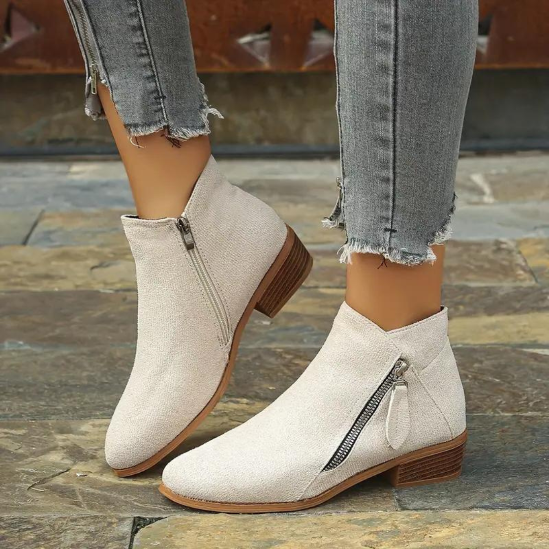 Aura Bottes Femme – Elegante og komfortable håndlavede støvletter med skridsikker sål