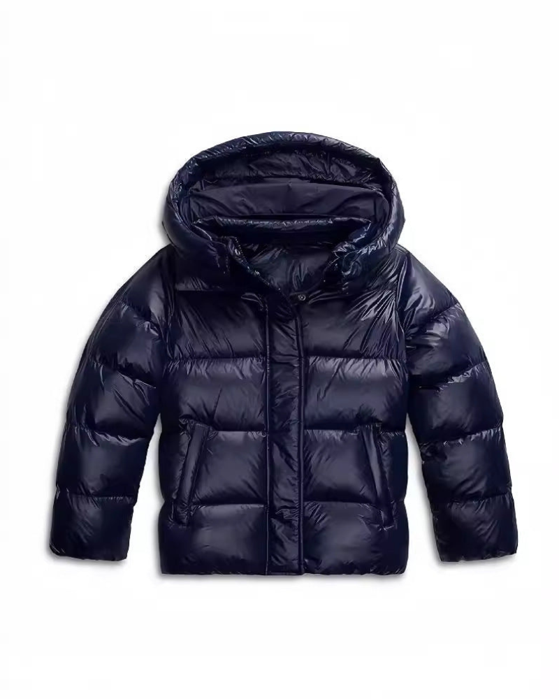 Natalie Donsjas voor Dames met Kap – Losse Pasvorm, Bolvormig Ontwerp & Winterse Warmte