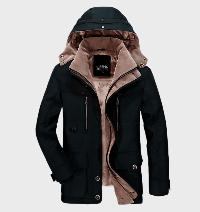 Allan Veste Homme d’Hiver – warme Kapuzenjacke mit isolierendem Futter & praktischen Taschen