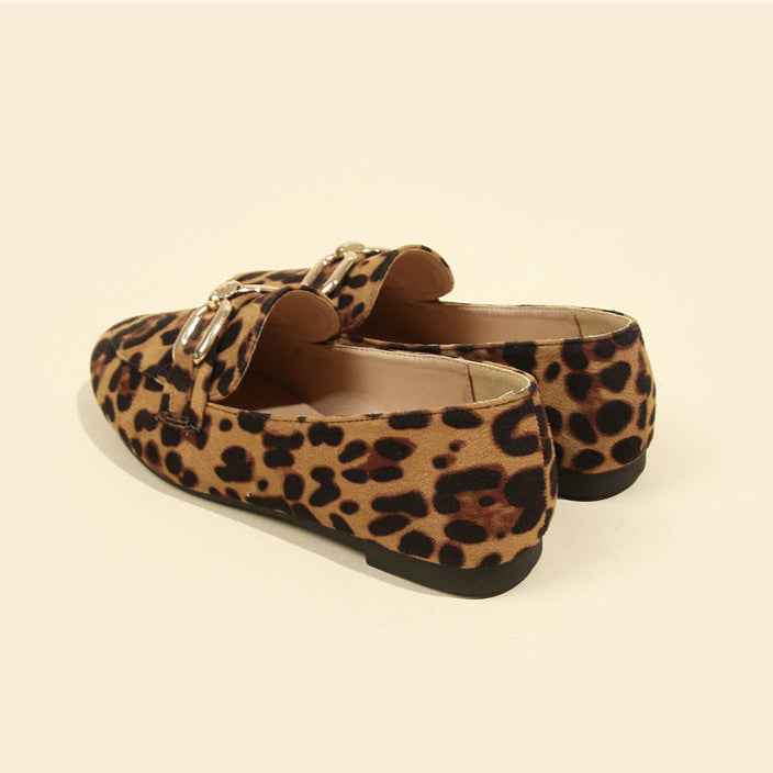 Noelle Mocassins Femme – Zapatos Leopardo Elegantes con Suela Cómoda y Estilo Polivalente