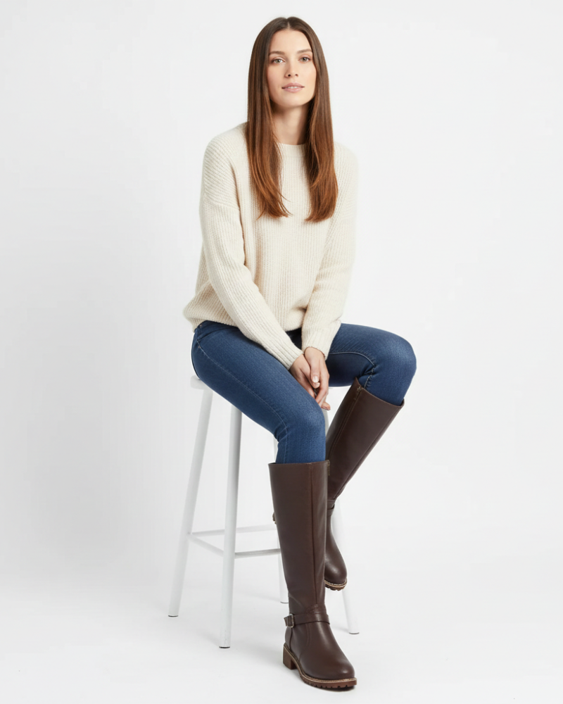 Nyla női bőr csizma – mindennapi kényelem és időtlen elegancia