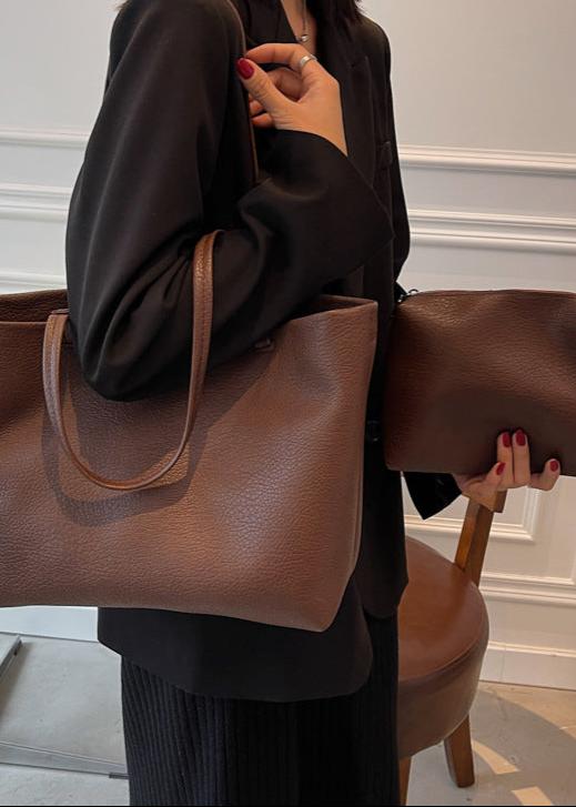 Reyna Sac Cabas Femme – Design Minimaliste Spacieux en Simili-Cuir Durable