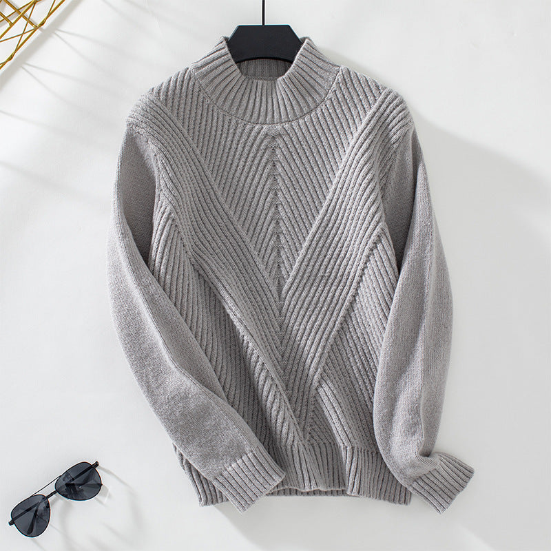 Margaret Pull Femme – Měkký pletený svetr s polorolákem Elegantní & Pohodlný Podzim/Zima