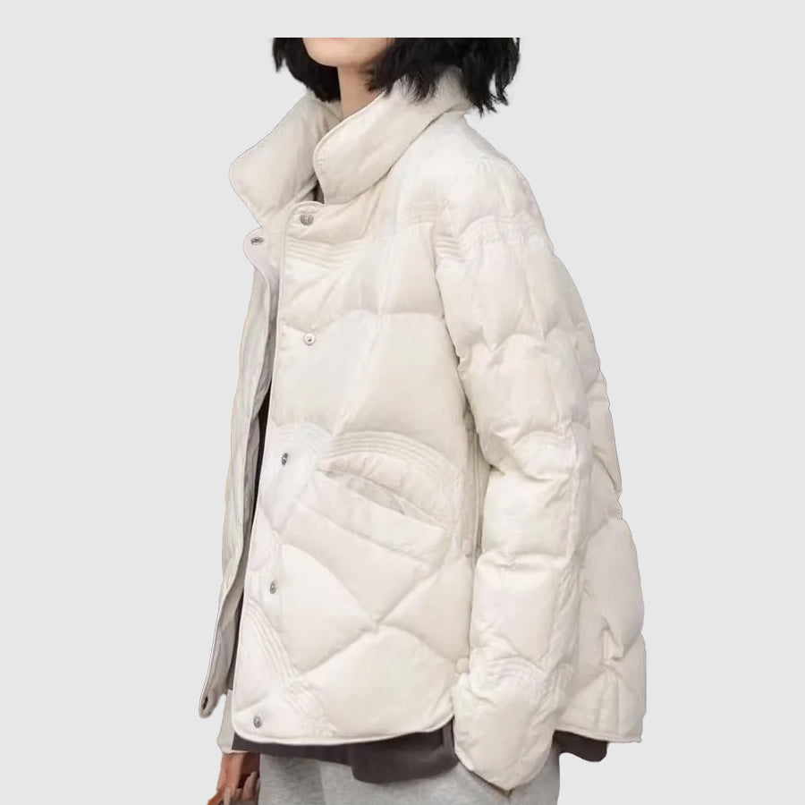 Ziana Veste Matelassée Dame – Komfortabel pasform Vinter & Varm isolering med knapper