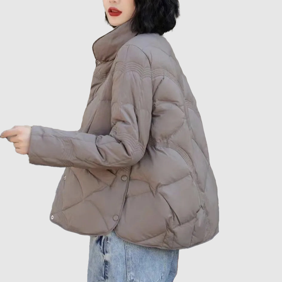 Ziana Veste Matelassée Dame – Komfortabel pasform Vinter & Varm isolering med knapper