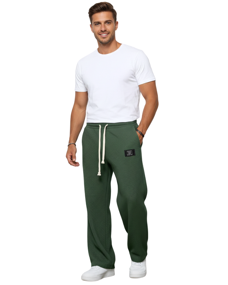 Quinton Men's Trousers Loose Fit – Adjustable Waist, Breathable Fabric & Modern Style