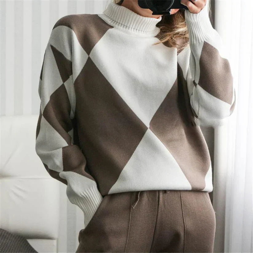 Ava Ensemble Femme – Elegantes & Bequemes Strickensemble im modernen Stil