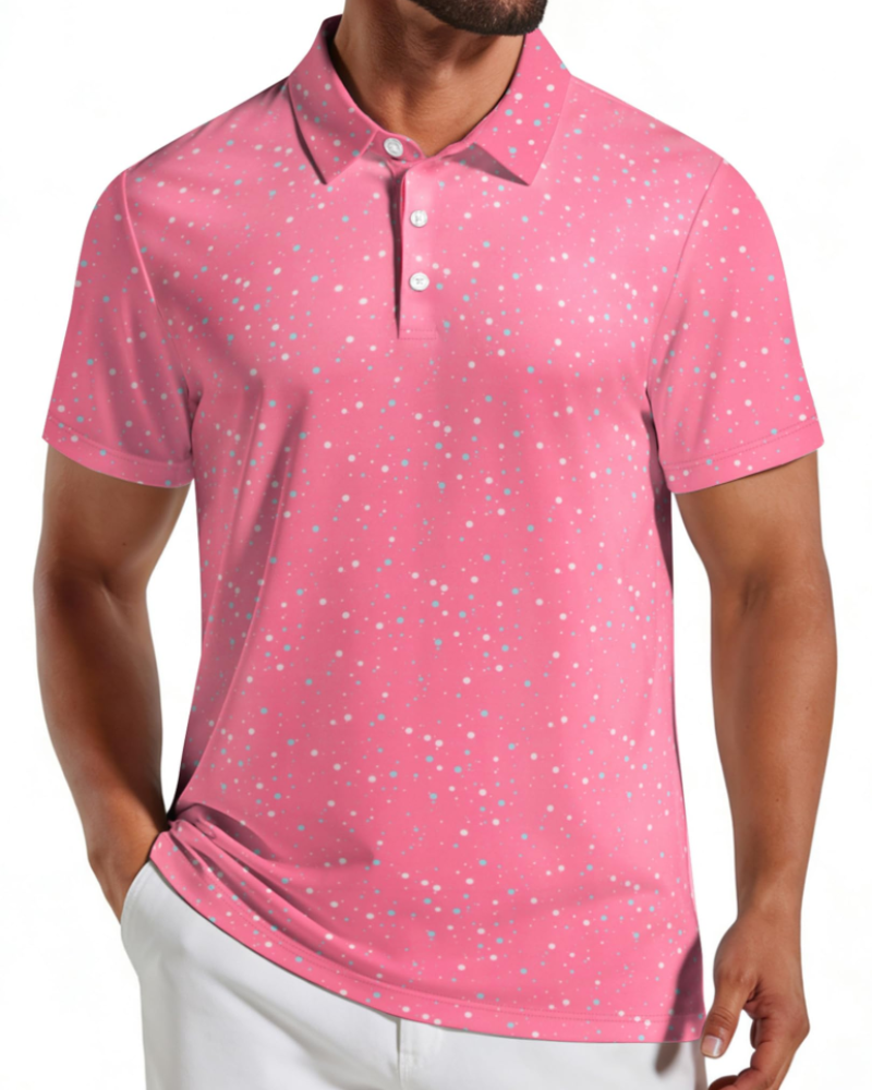 Nicolas Polo Herren – Polo Golf Schnell trocknend, Stretch & Atmungsaktiv UPF30+