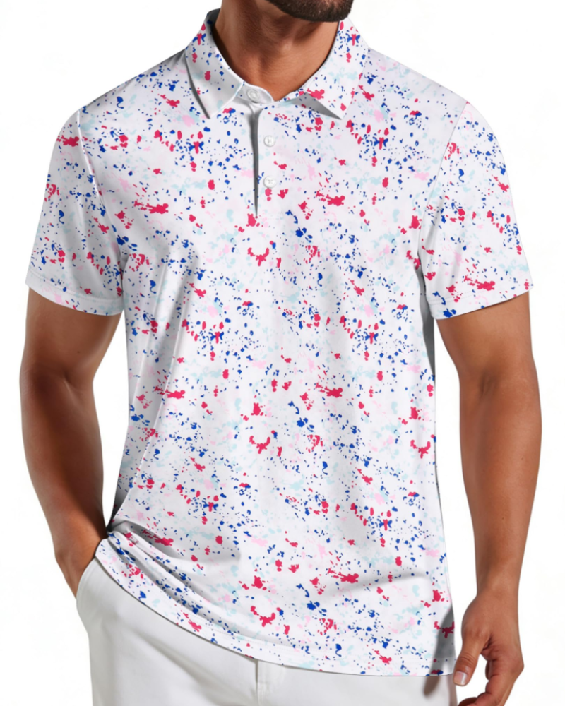Nicolas Polo Herren – Polo Golf Schnell trocknend, Stretch & Atmungsaktiv UPF30+