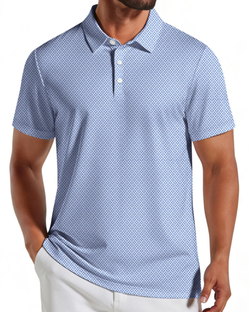 Nicolas Polo Herren – Polo Golf Schnell trocknend, Stretch & Atmungsaktiv UPF30+