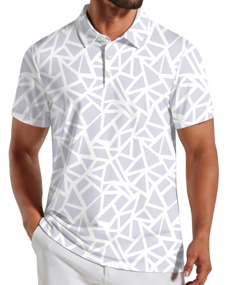 Nicolas Polo Herren – Polo Golf Schnell trocknend, Stretch & Atmungsaktiv UPF30+