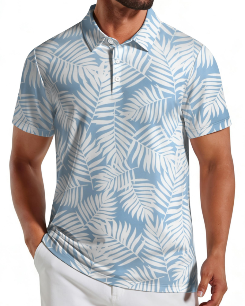 Nicolas Polo Herren – Polo Golf Schnell trocknend, Stretch & Atmungsaktiv UPF30+