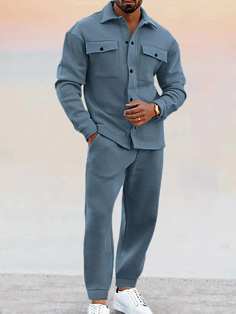 James Ensemble Costume Classique Homme – Blazer Ajusté & Pantalon Assorti pour Affaires ou Événements Formels