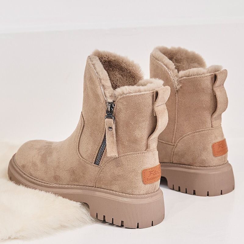 Hope Botas de Inverno para Mulher – Botas Quentes em Camurça Macia com Forro Confortável e Sola Antiderrapante