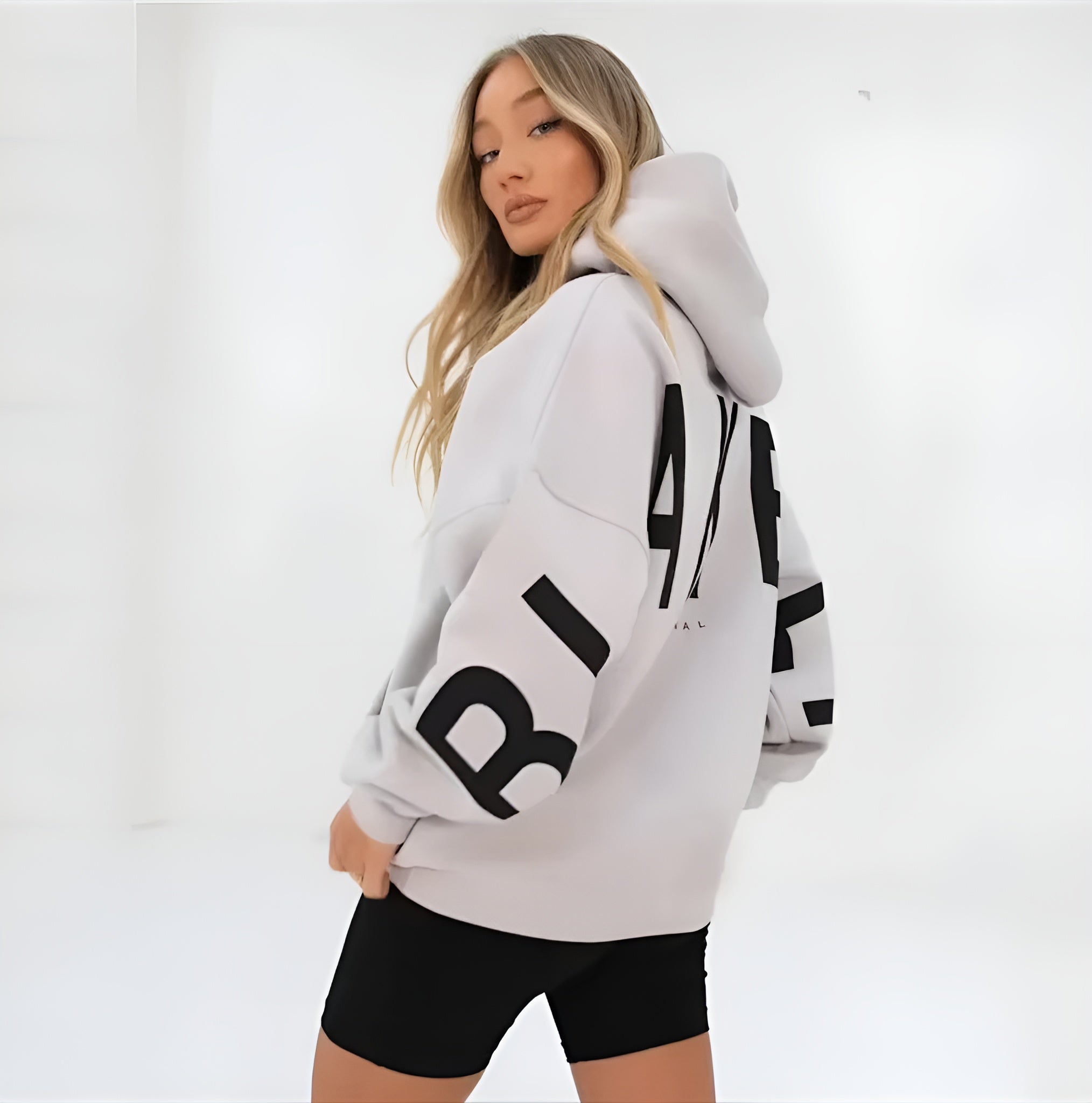 Ella Dames Hoodie met Capuchon – Warme Oversized Hoodie met Kangoeroezak & Casual Stijl