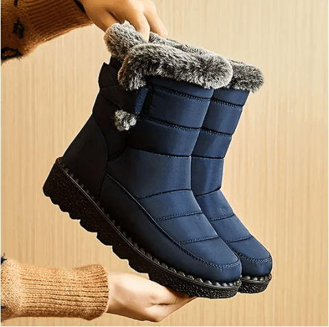 Avianna Bottes Hiver Femme – Design Matelassé Căptușit cu Blană cu Talpă Rezistentă la Apă Durabilă