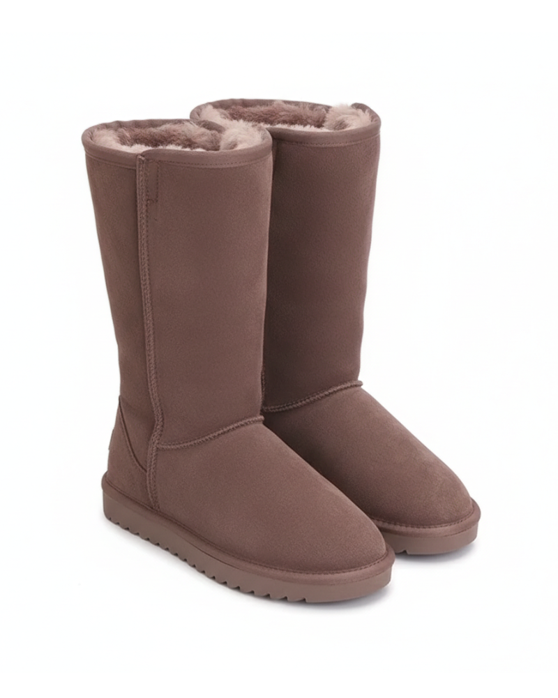 Zariah Bottes Hautes Femme – Bottes d’Hiver Chaudes avec Doublure Douce et Semelle Antidérapante