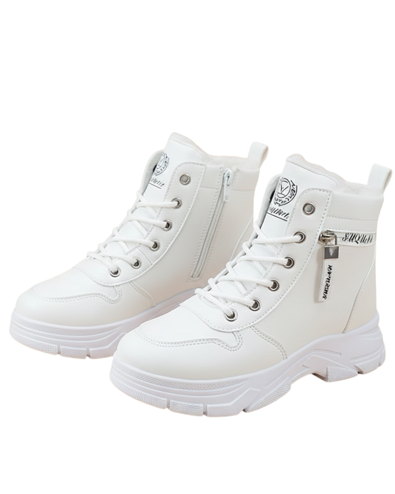 Haimee Dámske pohodlné členkové topánky – Teplá podšívka, protišmyková podrážka a elegantný strih