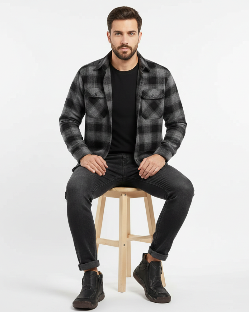 Παπούτσια Quinn Ανδρικά με Ορθοπεδική Στήριξη – Πλευρικό Φερμουάρ, Μακράς Διάρκειας Άνεση & Κομψό Στυλ