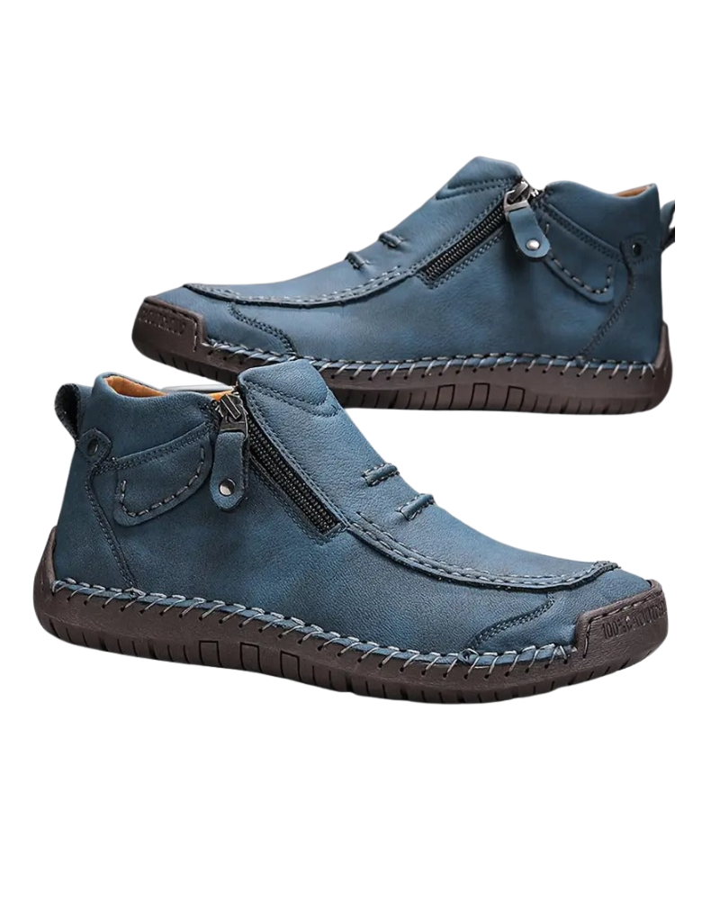 Παπούτσια Quinn Ανδρικά με Ορθοπεδική Στήριξη – Πλευρικό Φερμουάρ, Μακράς Διάρκειας Άνεση & Κομψό Στυλ