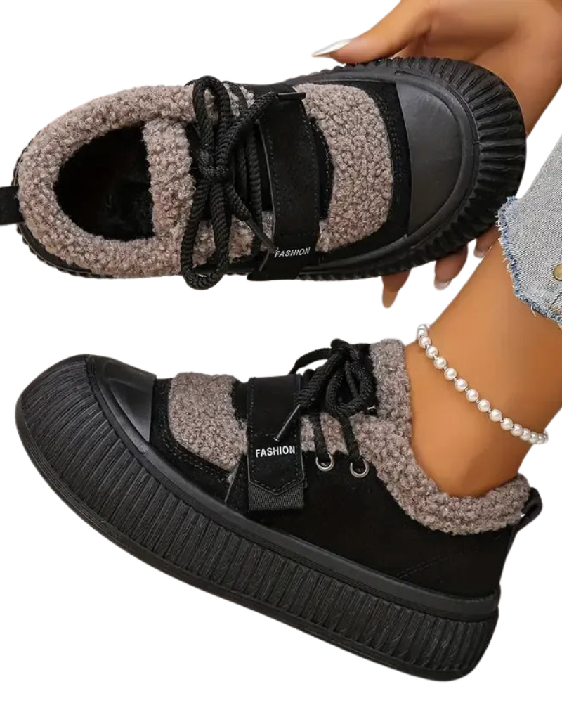 Amelia Zimné Vysoké Dámske Topánky – Plyšová Podšívka & Teplá Protišmyková Podrážka