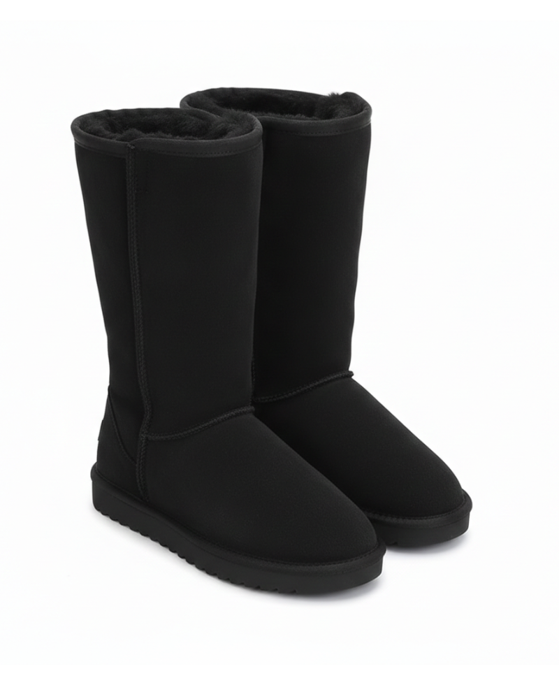 Zariah Bottes Hautes Femme – Bottes d’Hiver Chaudes avec Doublure Douce et Semelle Antidérapante