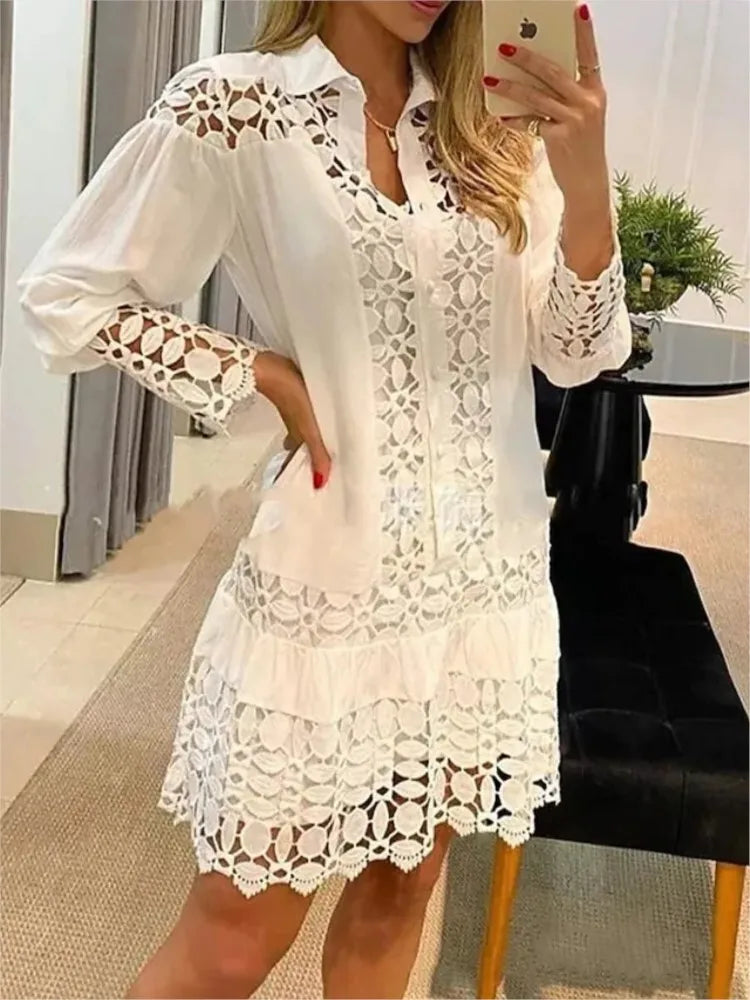 Marilou Robe Femme – Robe d’Été Légère & Élégante en Tissu Fluide pour Journées Ensoleillées
