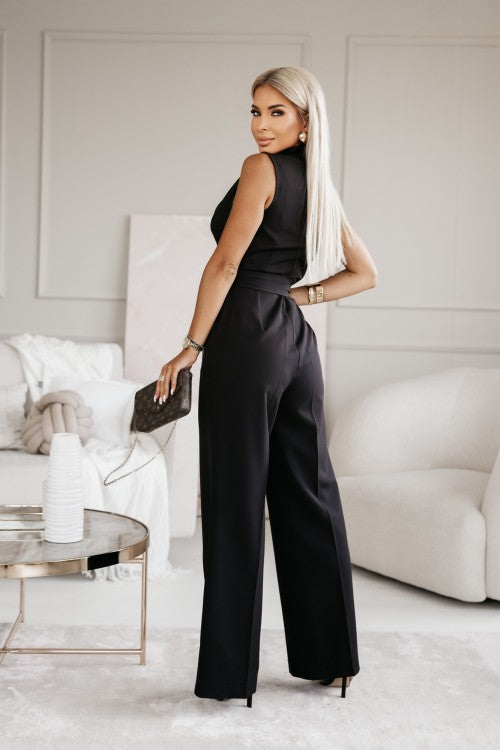 Giuliana Combinaison Dame Elegant – Ærmeløs Jumpsuit med Chic og Komfortabel Pasform
