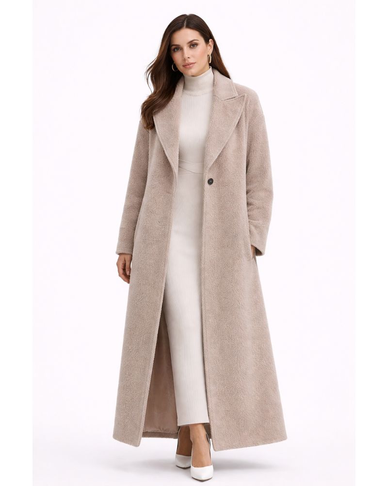 Summer Manteau Femme – Oversize Warm & Comfortable Coat in Soft Fabric for Winter