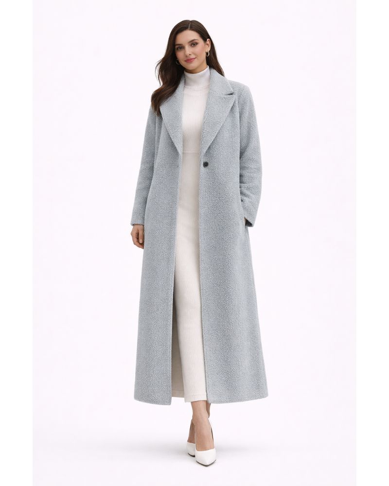 Summer Manteau Femme – Oversize Warm & Comfortable Coat in Soft Fabric for Winter