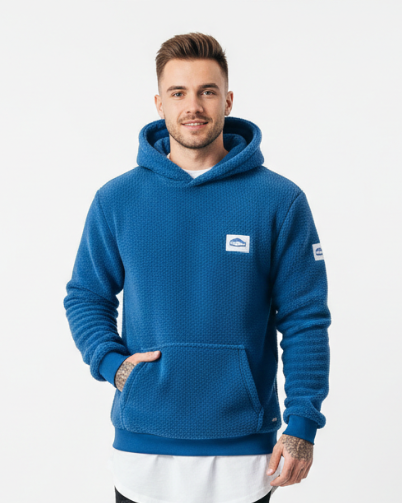 Ryan muška majica s kapuljačom Teddy – udobna majica s kapuljačom ležernog kroja s praktičnim džepovima
